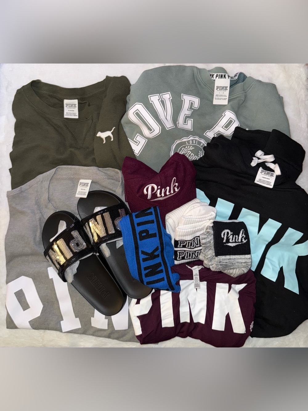 PINK Victoria’s Secret Bundle of 10 + 2  FREE GIFTS
